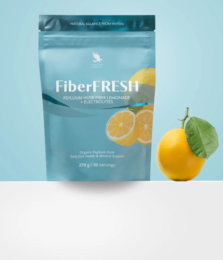 Fiber FRESH – băutură naturală cu fibre, cu un gust delicat, răcoritor de lămâie și electroliți, supliment alimentar. 270 g / 30 porții