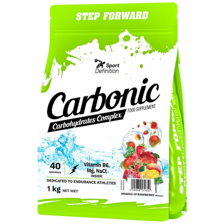 Supliment alimentar Sport Definition CARBONIC, Capsuni si mango, 1 Kg