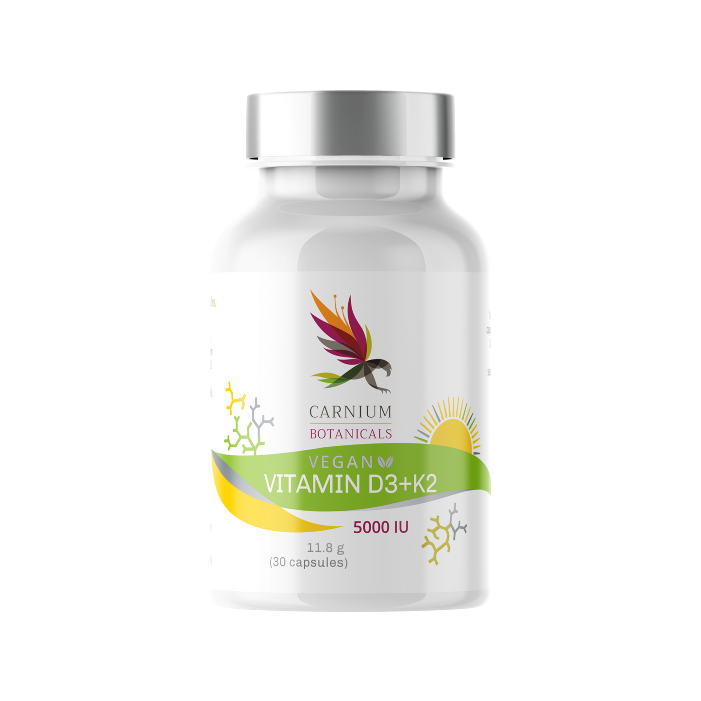 Vitamin D3 + K2 formulă puternică 30 CAPSULE